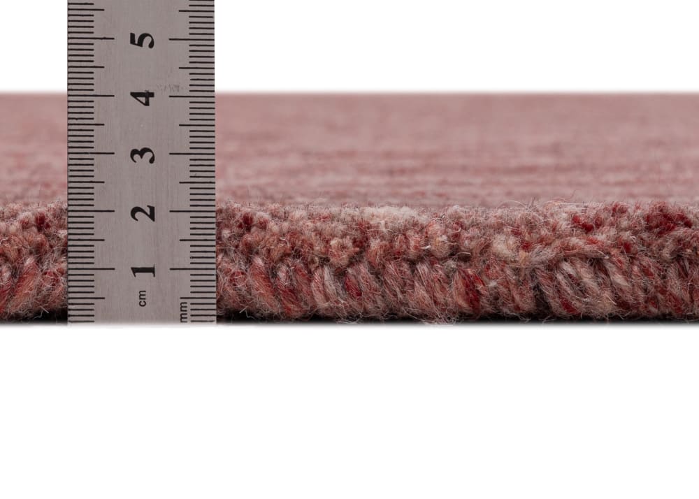 Tapis chiné tissé à la main rouge 60x90 cm — vue 4