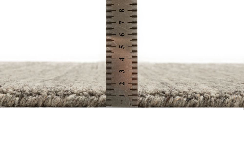 Tapis chiné tissé à la main gris 40x60 cm — vue 4