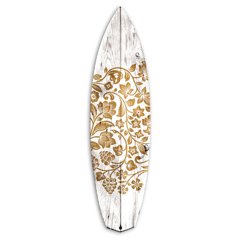 Planche de surf décorative - fleurs