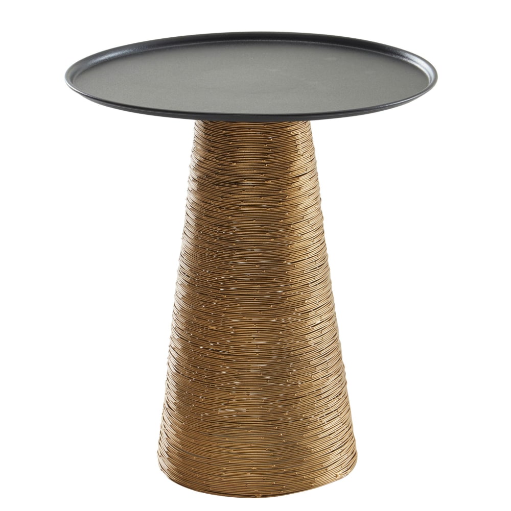 Table d'appoint en aluminium, doré Table d'appoint en aluminium, doré