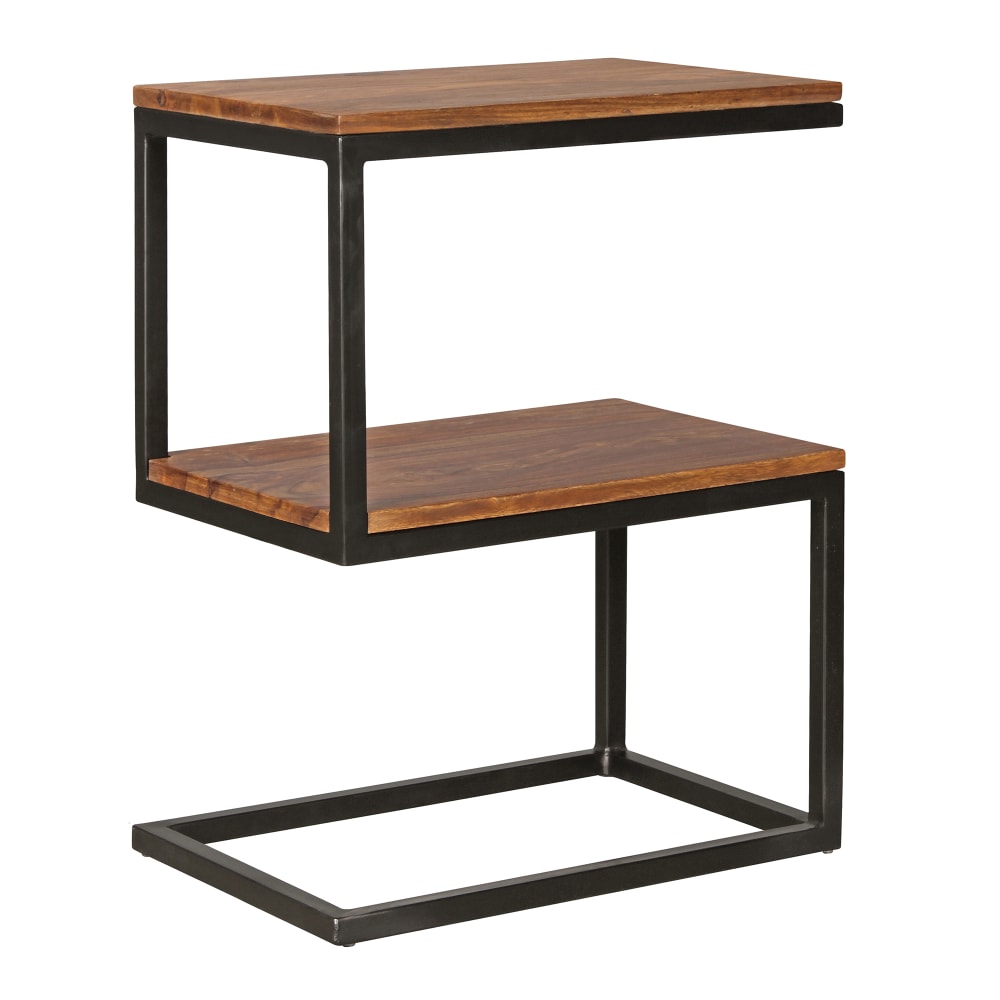 Table d'appoint en bois massif de sheesham, marron Table d'appoint en bois massif de sheesham, marron