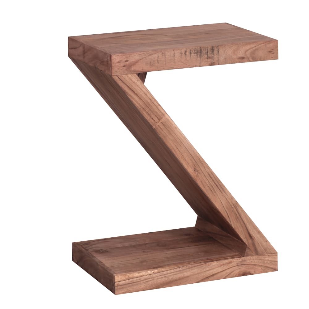 Table d'appoint en bois massif d'acacia, marron Table d'appoint en bois massif d'acacia, marron
