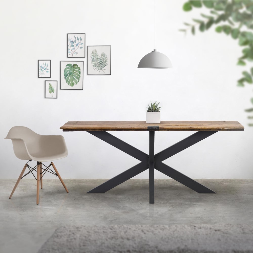 Tischgestell Spider 150 x 78 x 71 cm, Schwarz, X-Design, aus