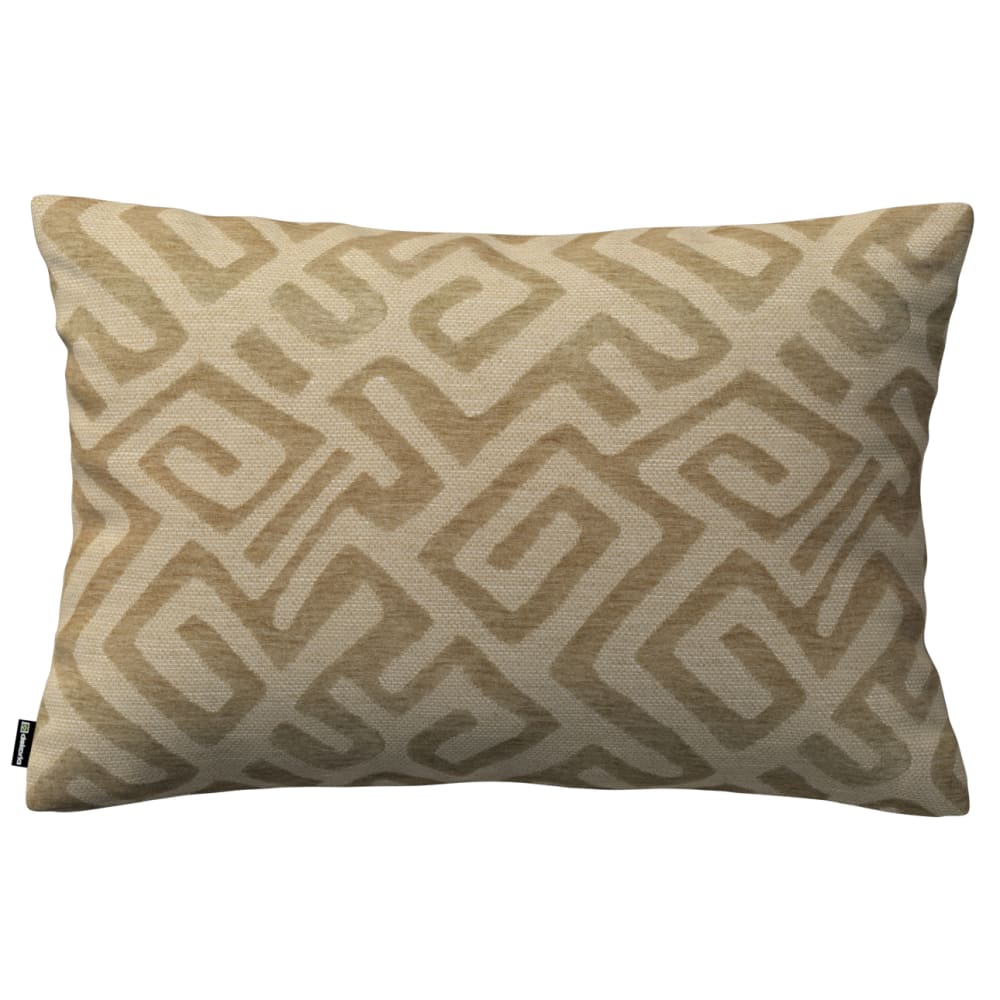 Dekoria Gemusterte Kissenhülle braun, 47x28 cm style modern - Stoff