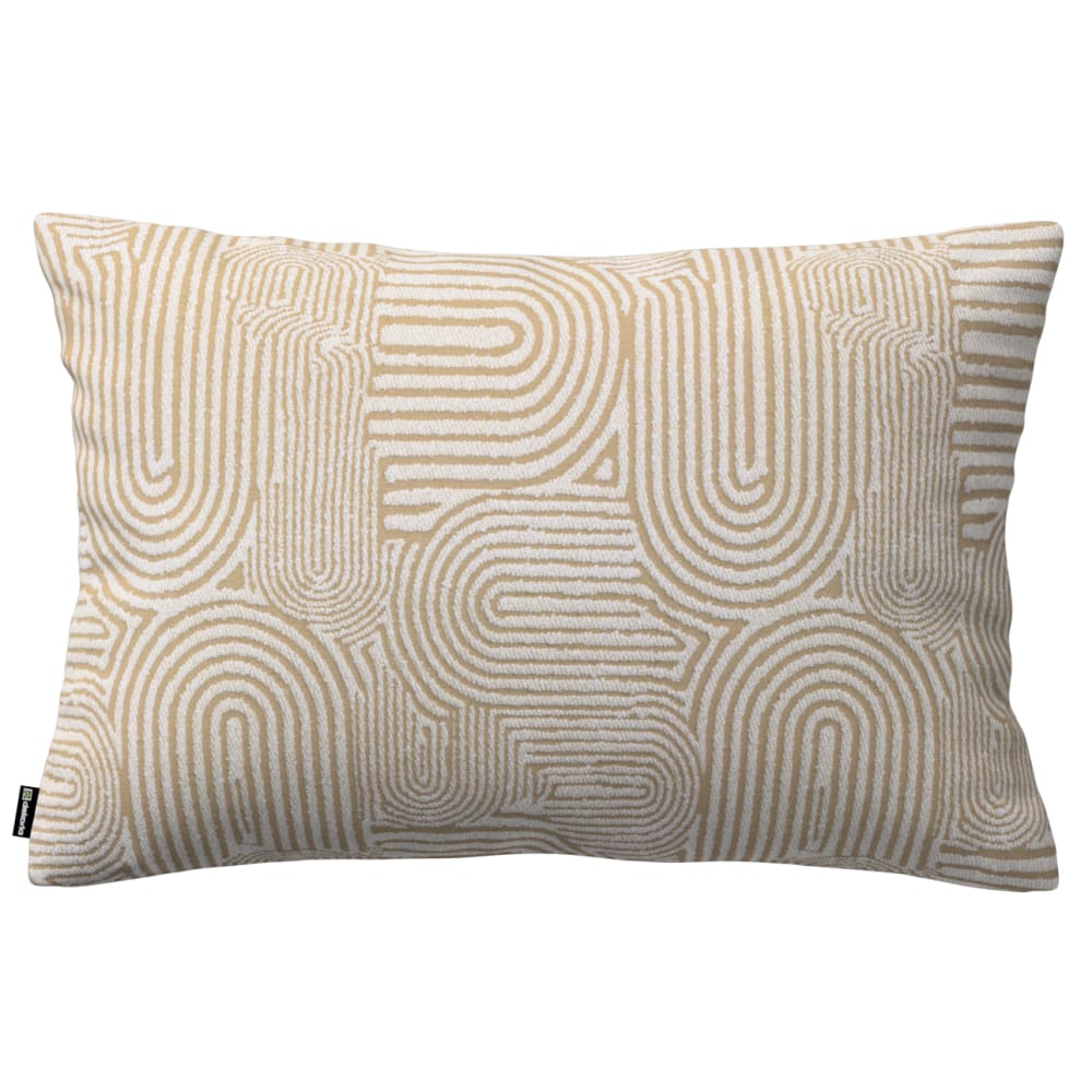 Dekoria Gemusterte Kissenhülle beige, 47x28 cm style landhaus - Stoff