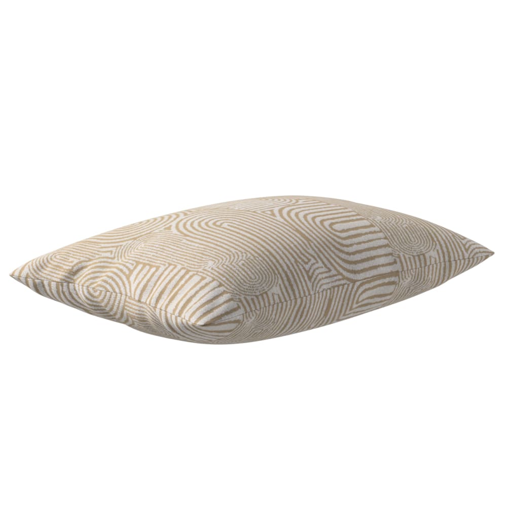 Gemusterte Kissenhülle beige, 47x28 cm - Maisons Du Monde