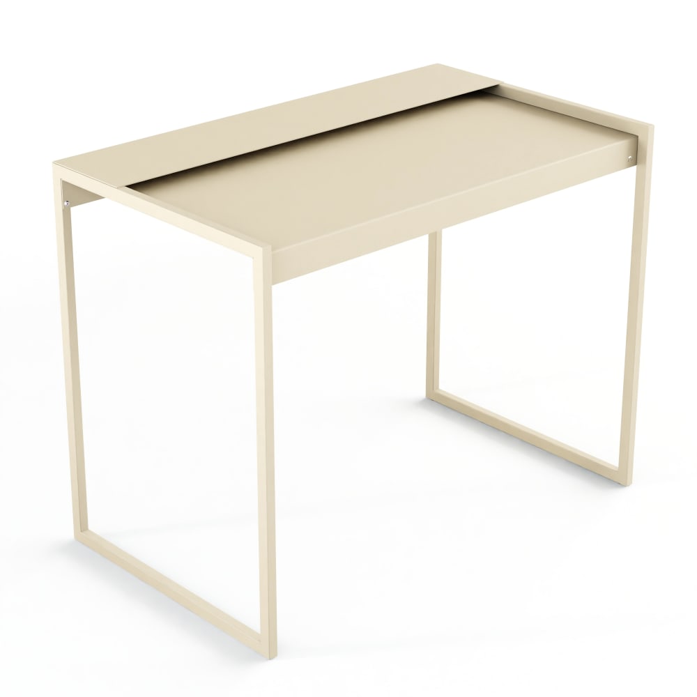 bureau en acier beige,
