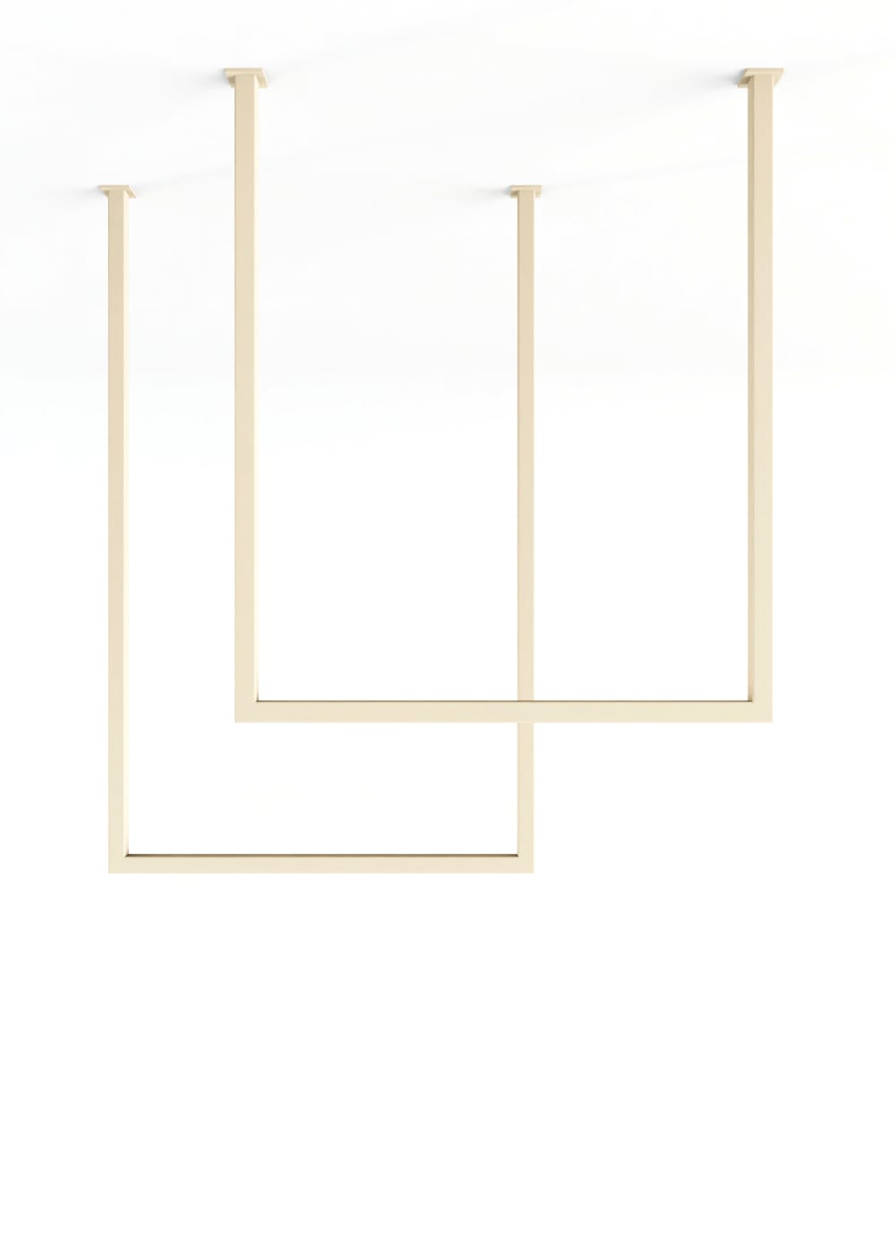 Porte-serviette en acier beige x2 — Beyit