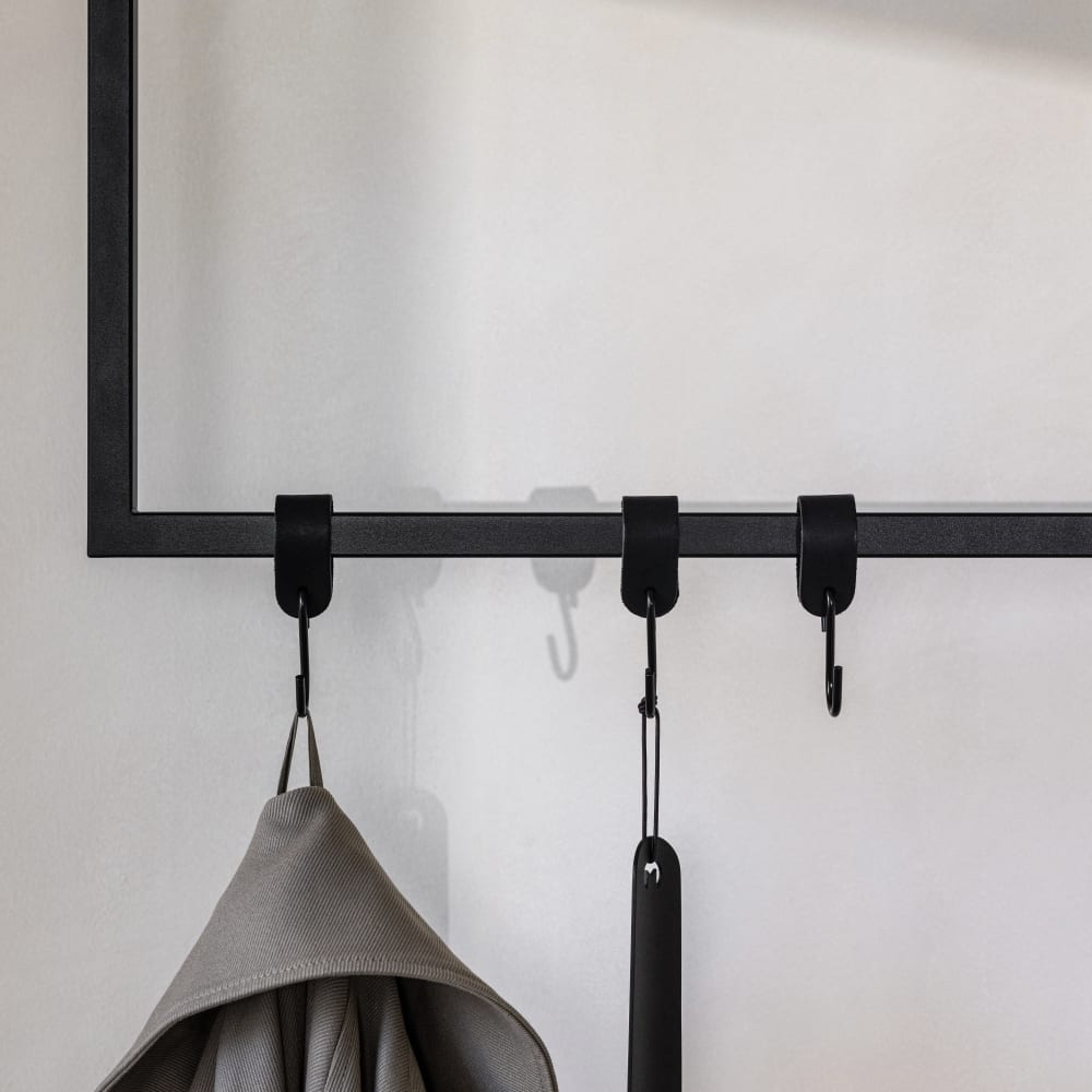 6er Set Garderobenhaken S-Haken, schwarz - Maisons Du Monde