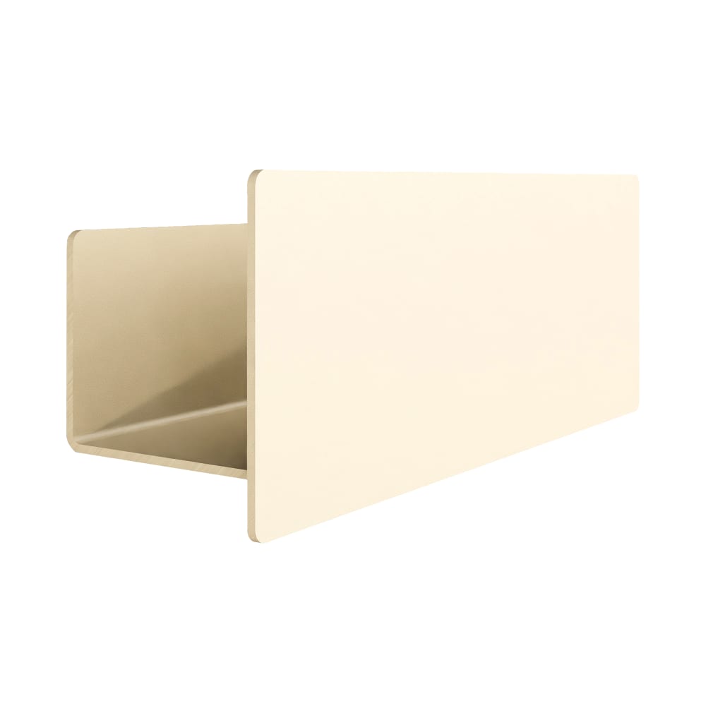 Porte savon en métal beige, 30x11 cm — Beyit