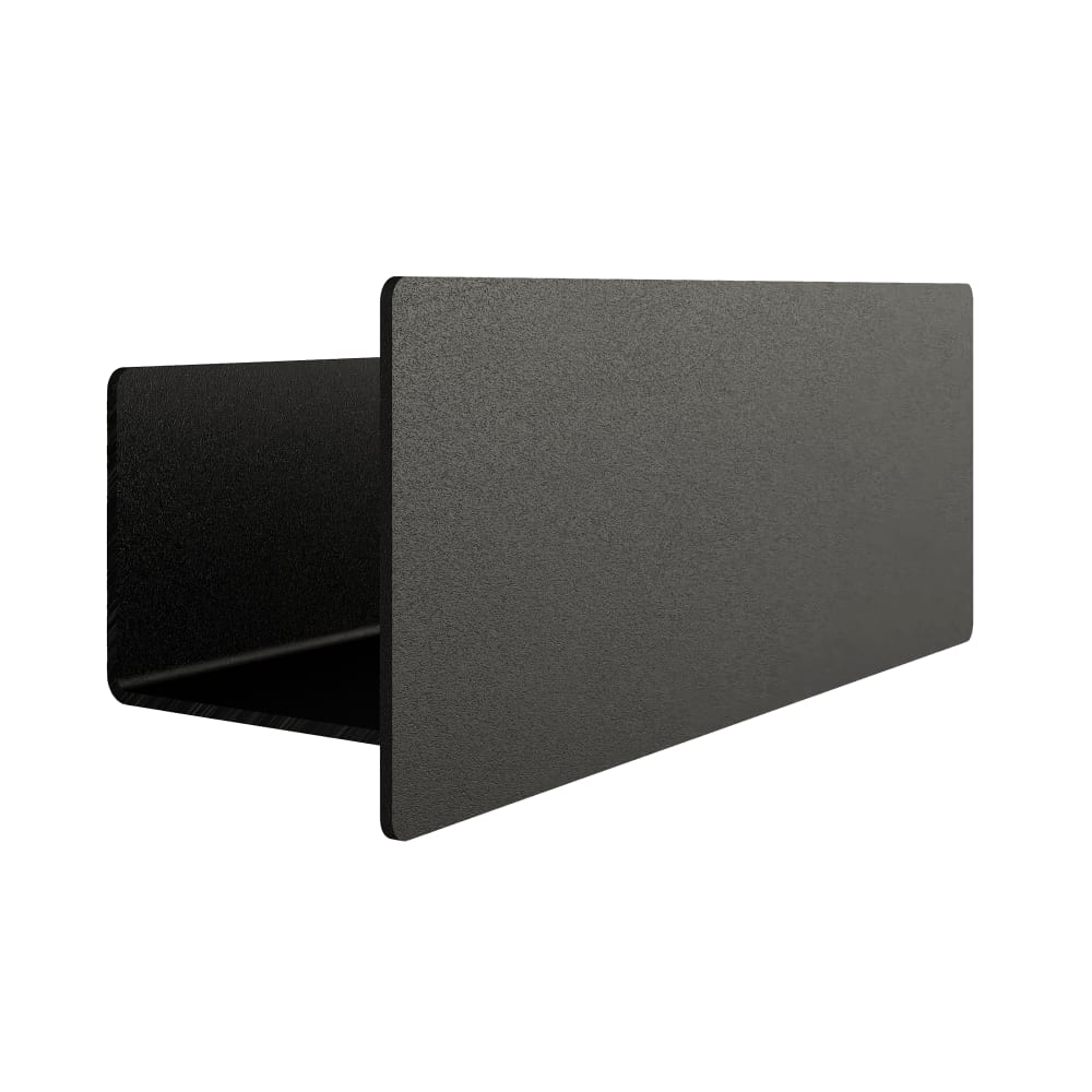 Porte savon en métal noir, 30x11 cm — Beyit