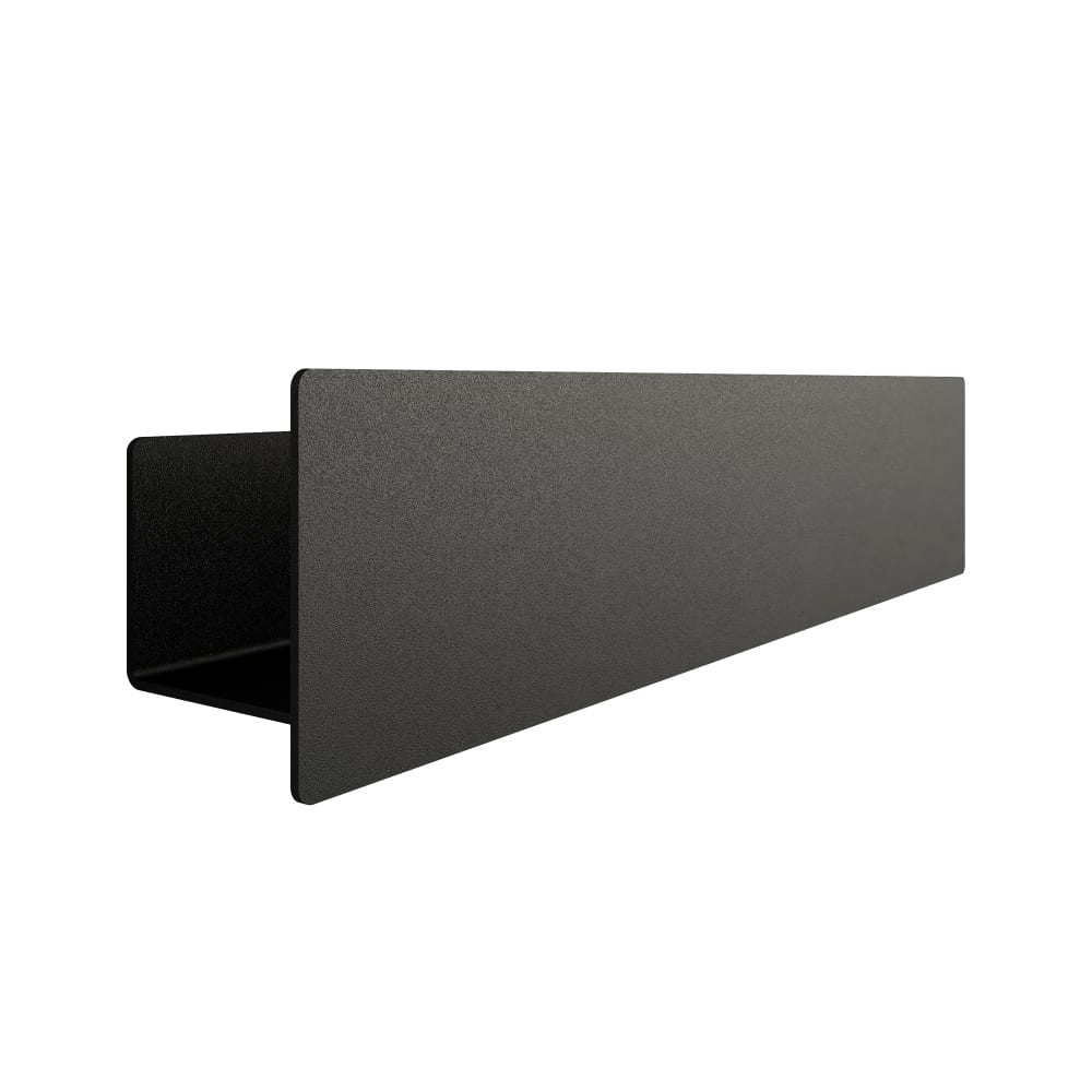 Porte savon en métal noir, 50x11 cm — Beyit