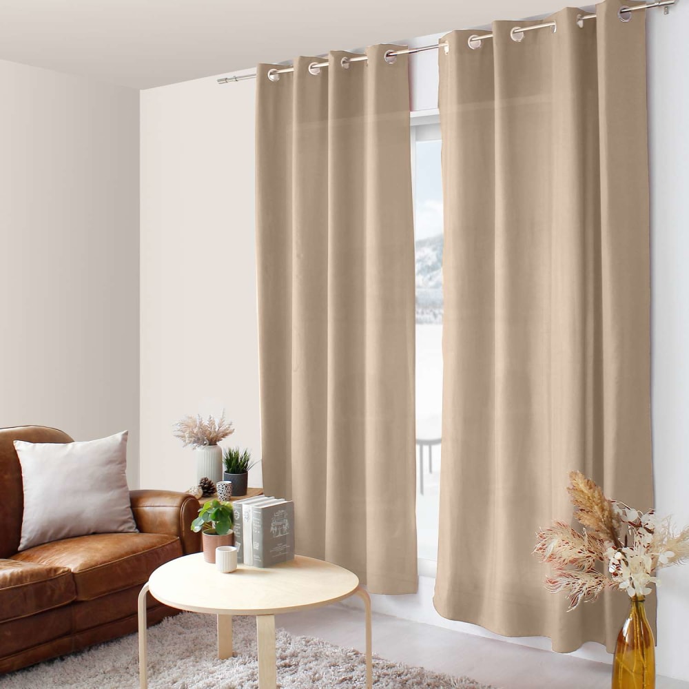 Rideau beige 140 x 240 cm