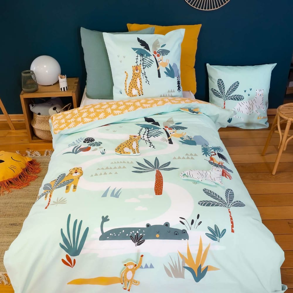 Parure de lit enfant en coton 200 x 140 cm - Maisons du Monde