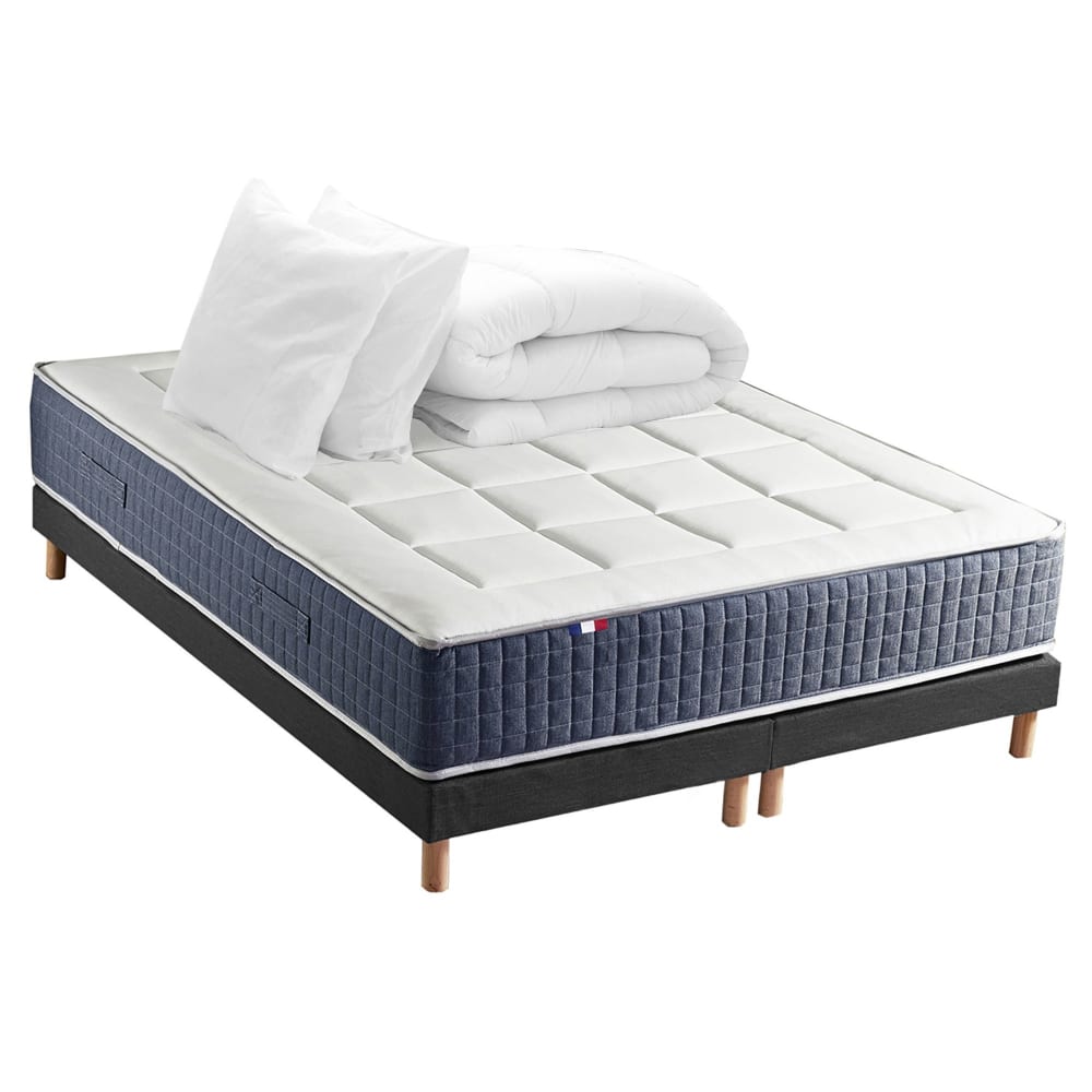 Matelas hybride sommier - oreiller