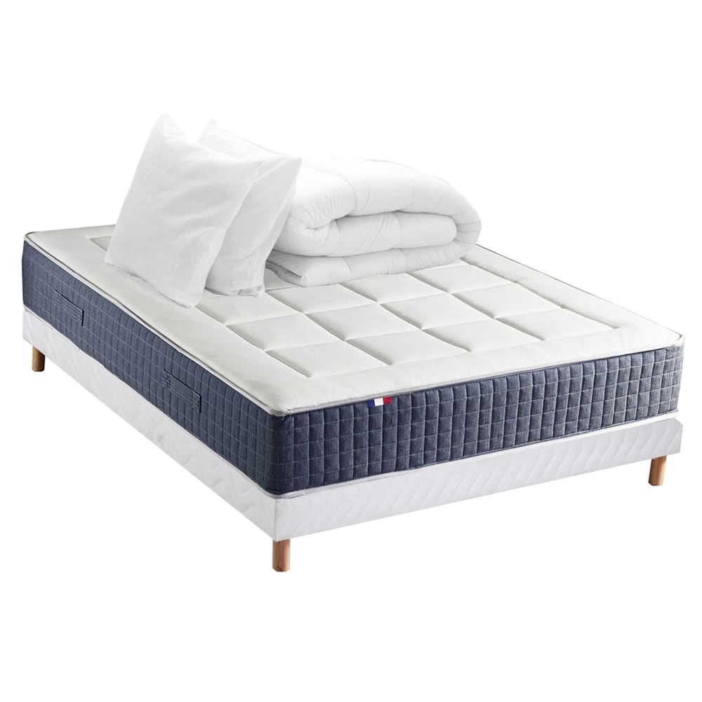 Matelas hybride sommier - oreiller