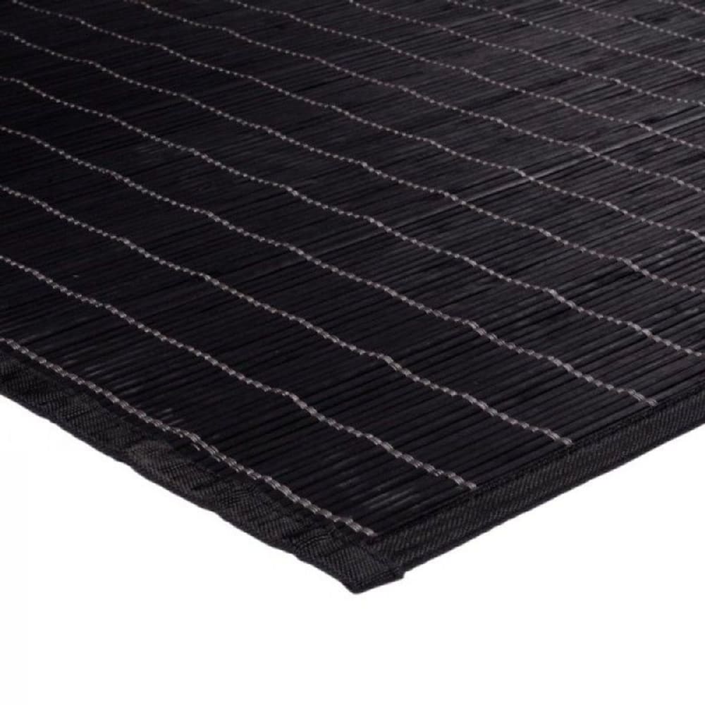Tapis en bambou avec ganse noir 60x90 — vue 4