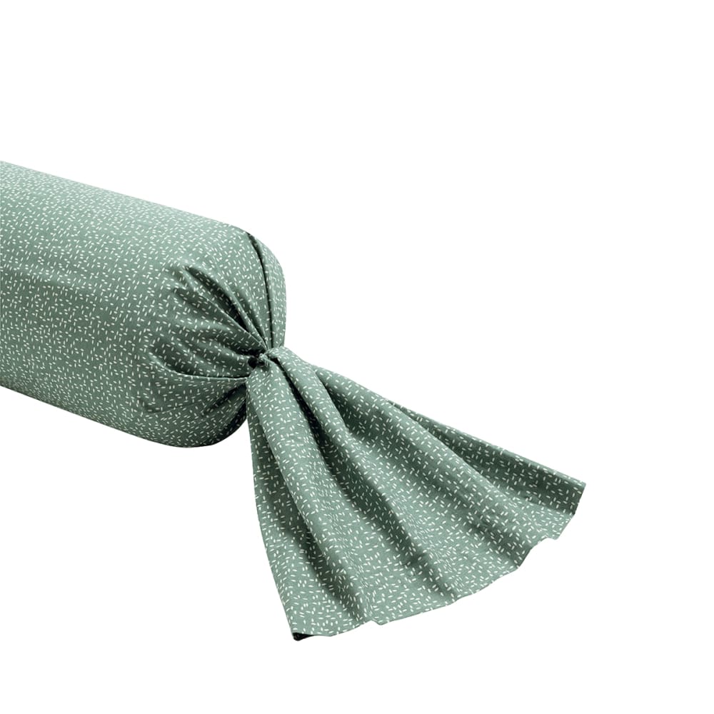 Taie de traversin en bambou vert 85x185cm