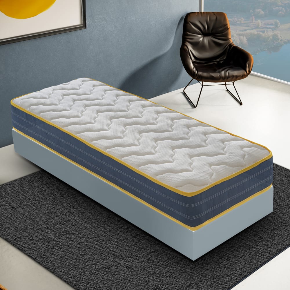 Matratze Taschenfederkern und Memory Foam 90X200 Höhe 23 cm -