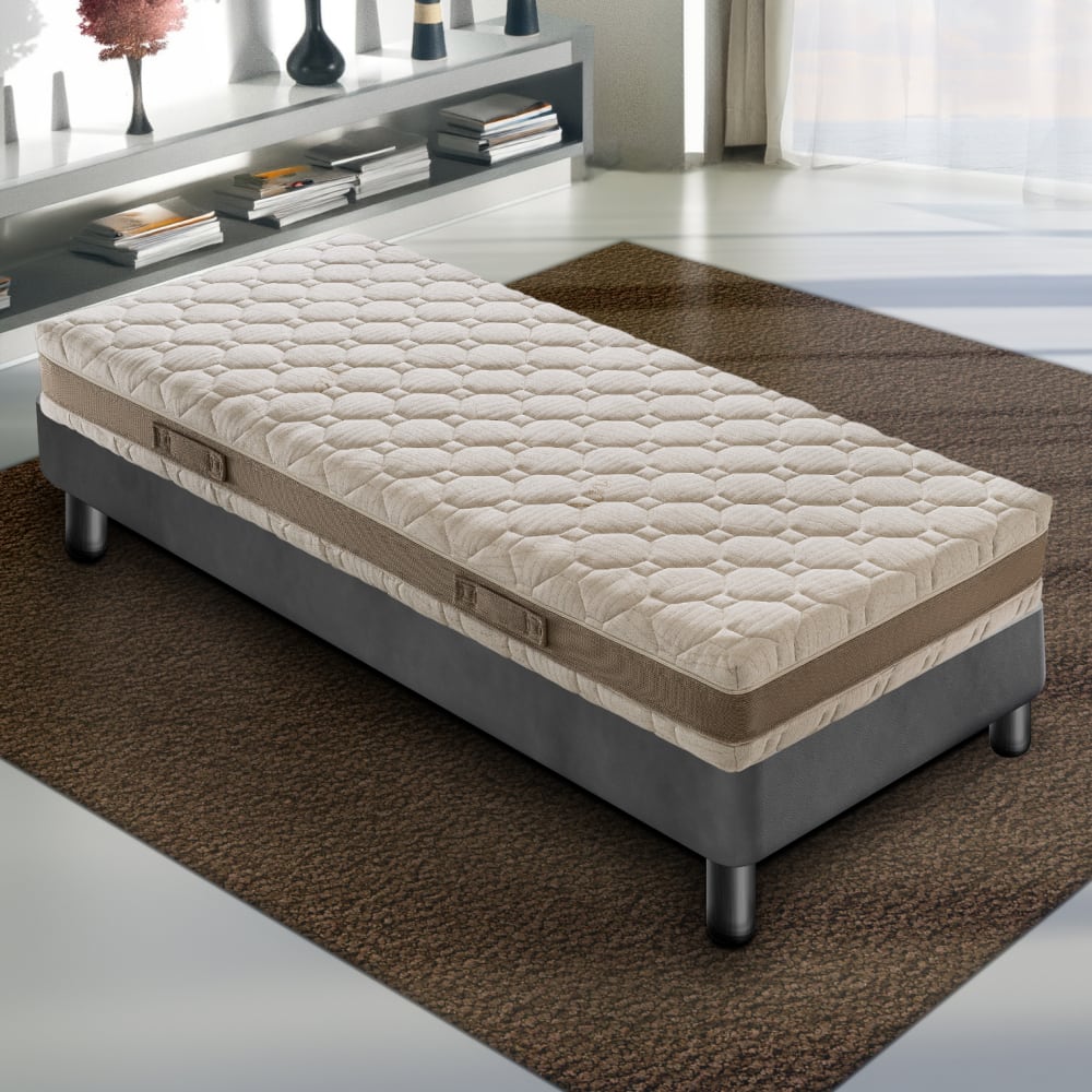 Viskoelastische Matratze 90X200 Höhe 21 cm, 3 Schichten - Maisons