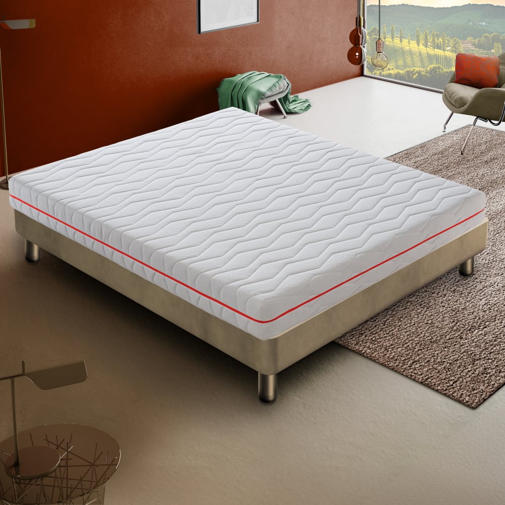 Orthopädische Viskoelastische Matratze 160X190 Höhe 22 cm -