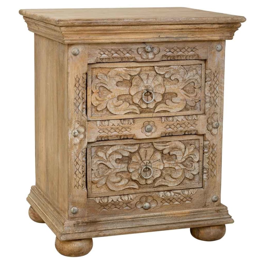 Table de chevet en bois