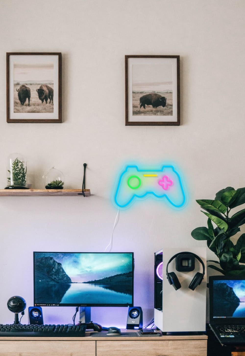 Eclairage néon joystick - Maisons du Monde