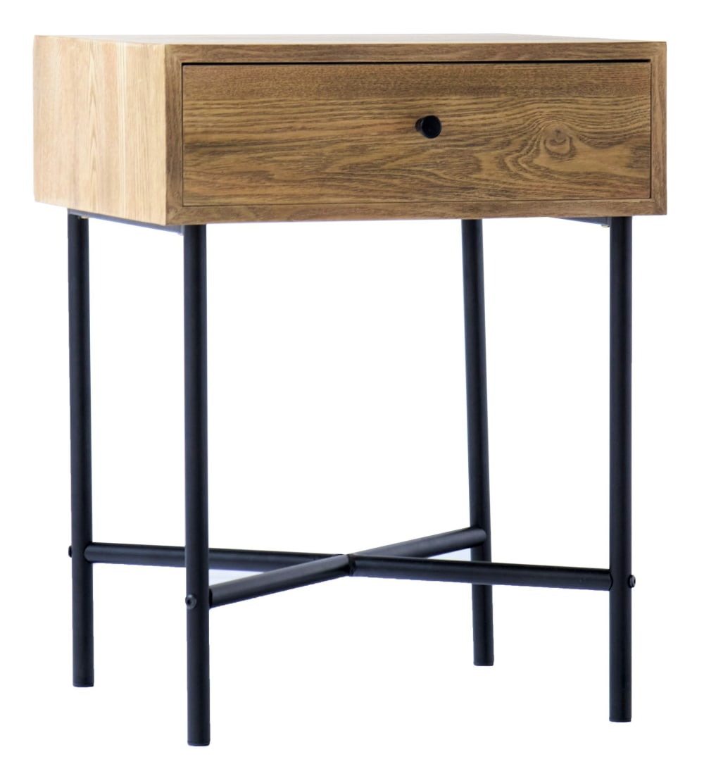 Table de chevet 1 tiroir en bois - Maisons du Monde