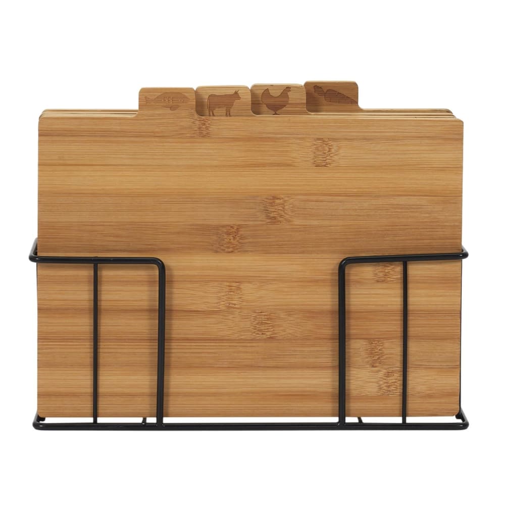 Lot de 4 planches à découper en bambou