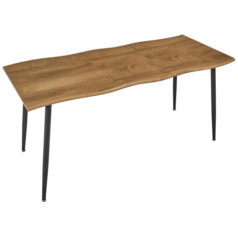 Table extensible pour 4 à 6 personnes marron