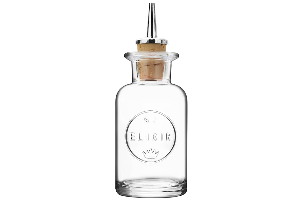 Bouteille à Huile avec verseur en Cristallin, transparent, 10 cl