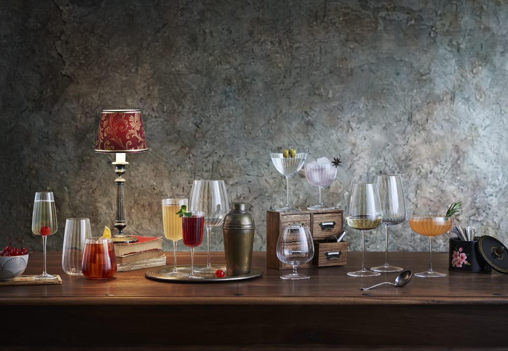 Lot de 6 Flûtes à champagne en Cristallin, transparent, 21 cl - Maisons du Monde