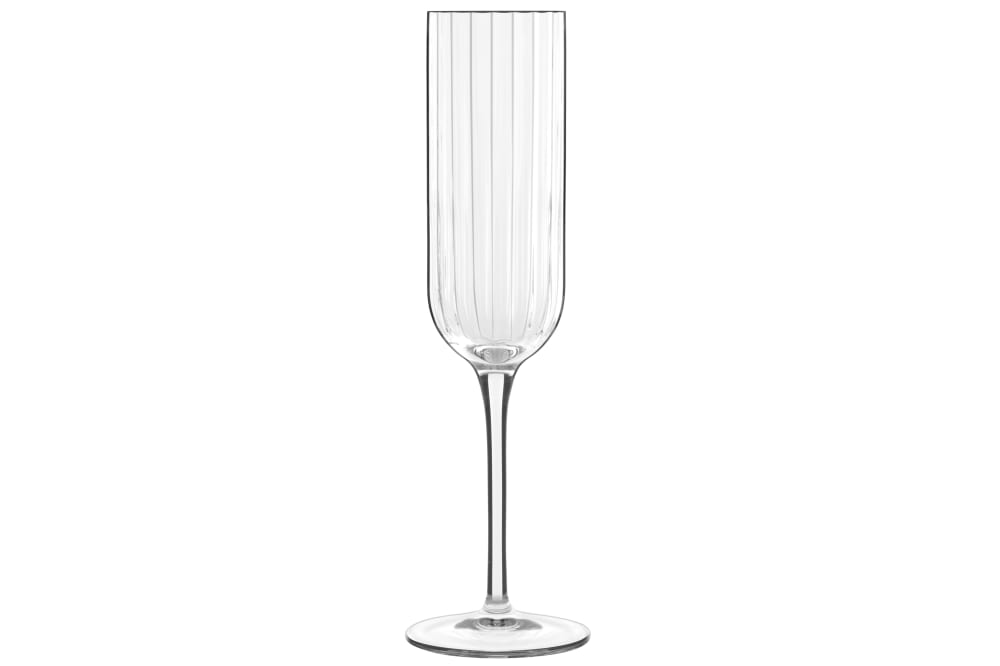 Luigi Bormioli Lot de 4 Flûtes à champagne en Cristallin, transparent, 21 cl style contemporain - Verre