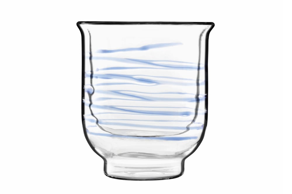 Lot de 2 Tasses à café en Verre double paroi, transparent, 23,5 cl