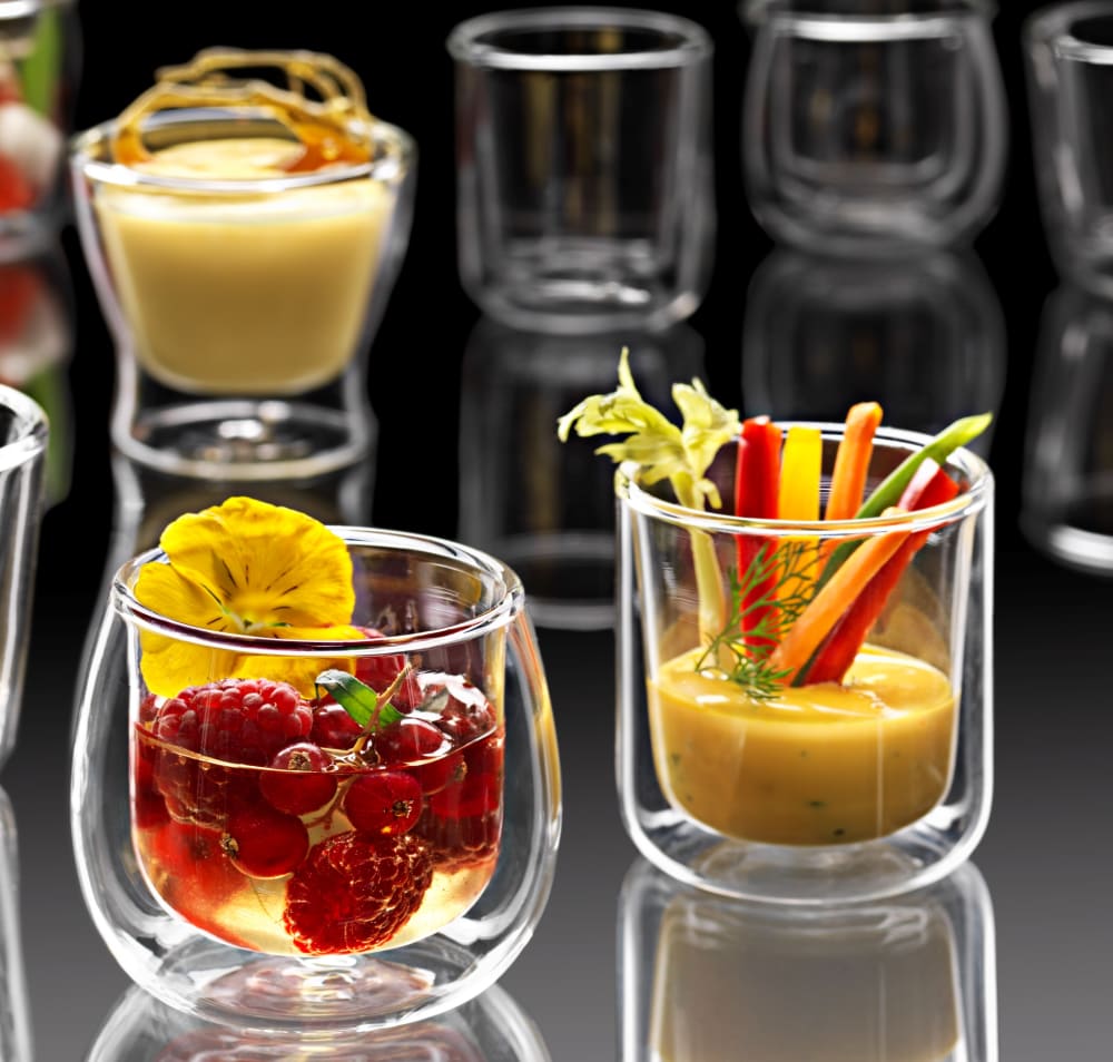 Lot de 2 Tasses à café en Verre double paroi, transparent, 11,5 cl - Maisons du Monde