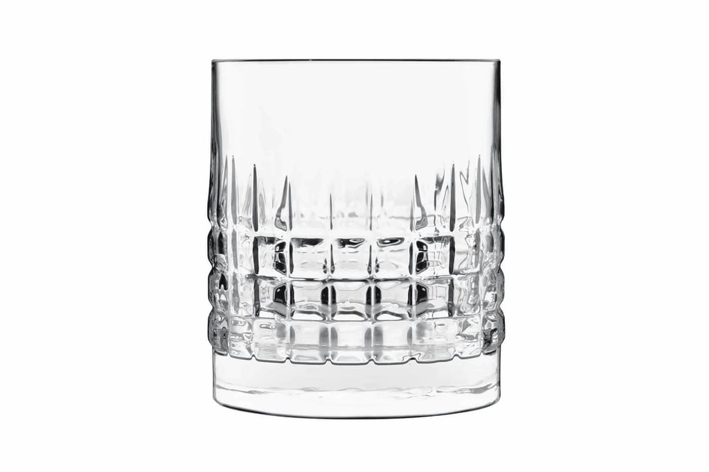 Luigi Bormioli Lot de 6 Verres à whisky en Cristallin, transparent, 38 cl style vintage - Verre