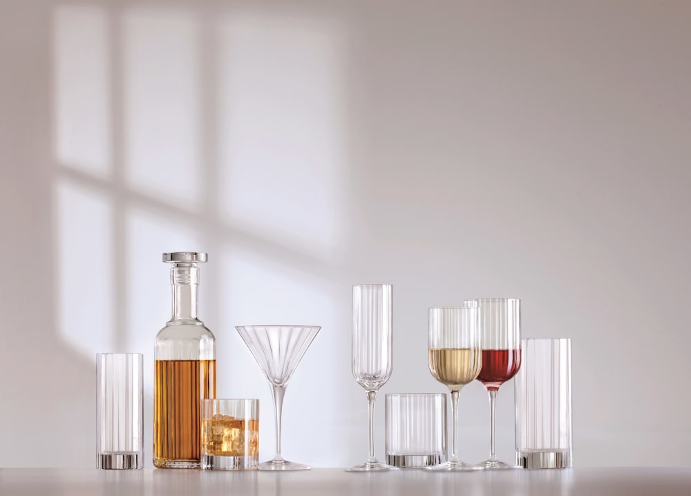 Lot de 4 Verres à cocktail en Cristallin, transparent, 25 cl - Maisons du Monde