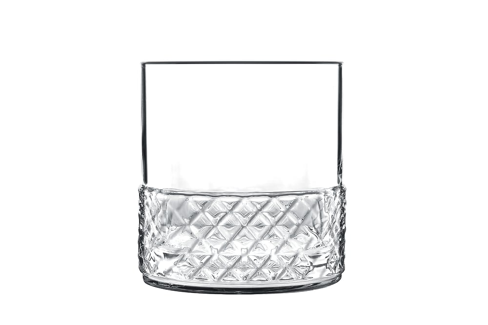 Luigi Bormioli Lot de 6 Verres à whisky en Cristallin, transparent, 38 cl style vintage - Verre