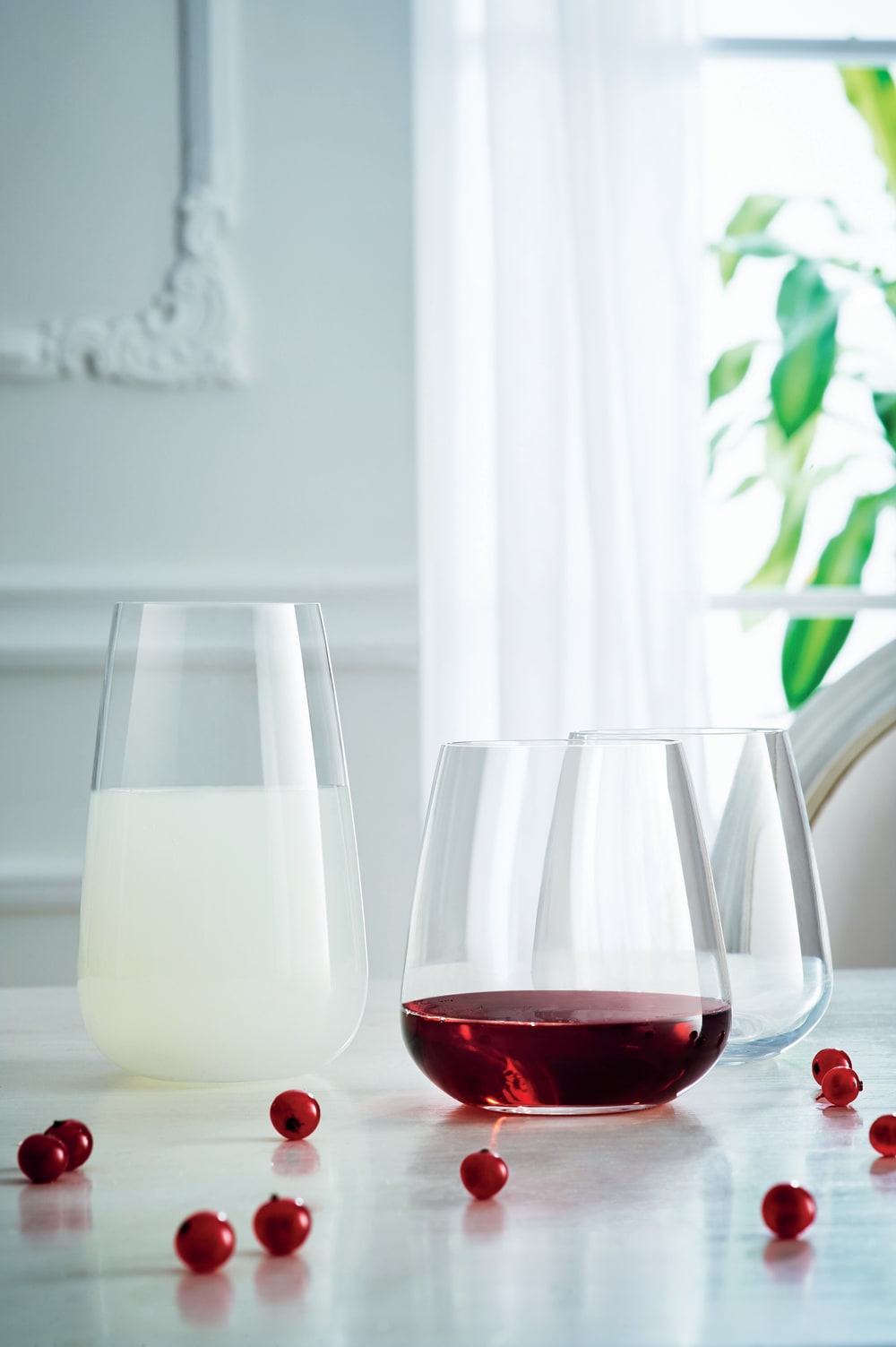 Lot de 4 Verres à whisky en Cristallin, transparent, 45 cl - Maisons du Monde
