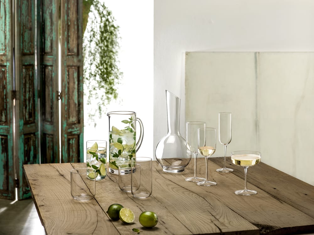 Lot de 4 Verres à vin en Cristallin, transparent, 28 cl - Maisons du Monde