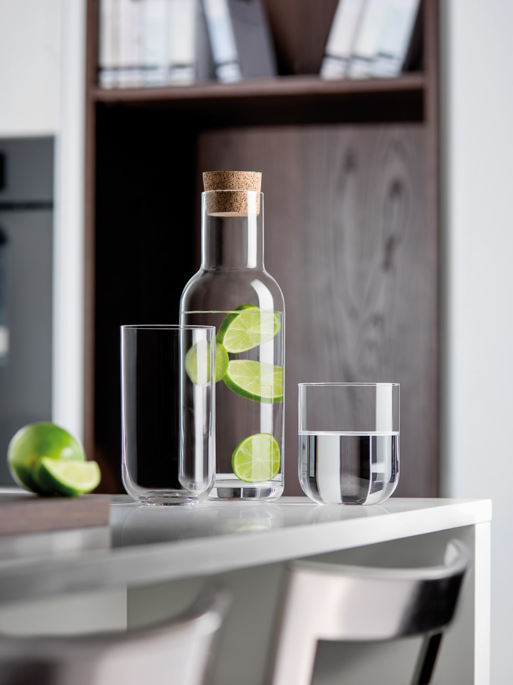 Lot de 4 Verres à soft en Cristallin, transparent, 45 cl - Maisons du Monde