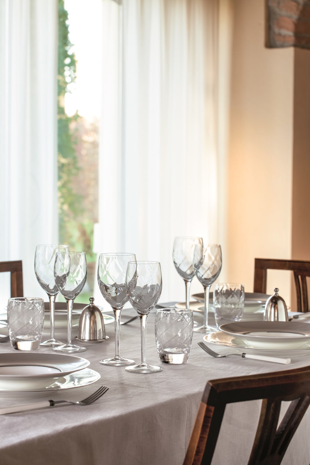 Lot de 4 Verres à eau en Cristallin, transparent, 35 cl - Maisons du Monde