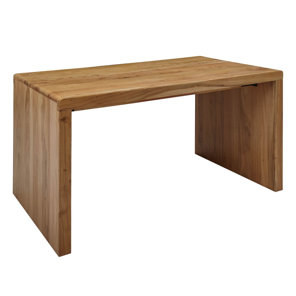 Bureau épuré en bois d'acacia, marron Bureau épuré en bois d'acacia, marron