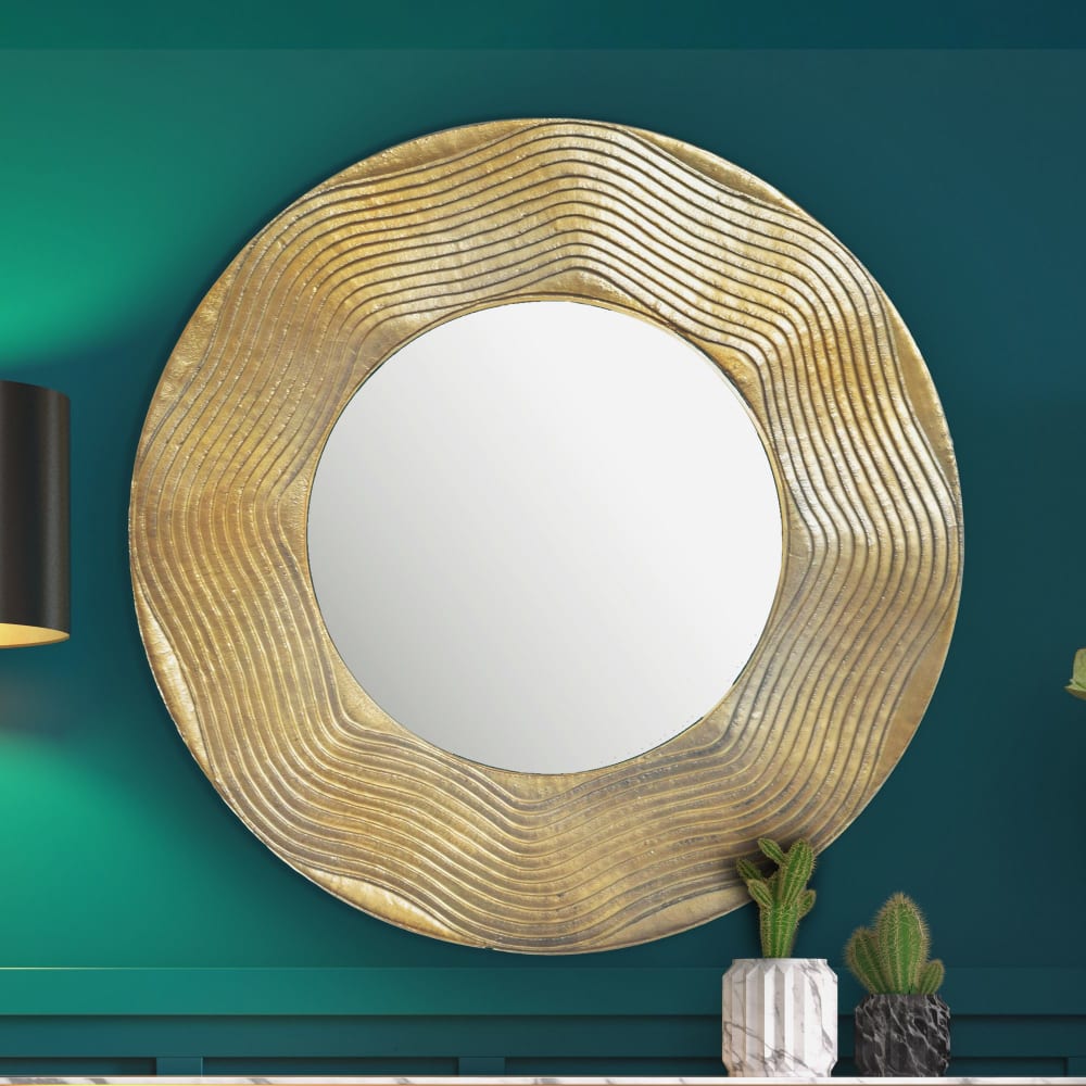 Wandspiegel aus Glas, Gold - Maisons Du Monde