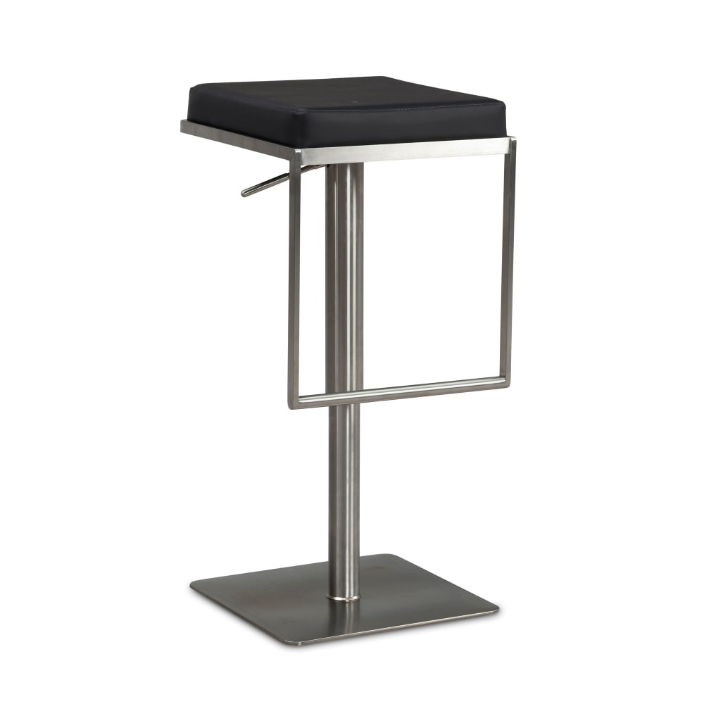 Tabouret de bar en similicuir, noir Tabouret de bar en similicuir, noir