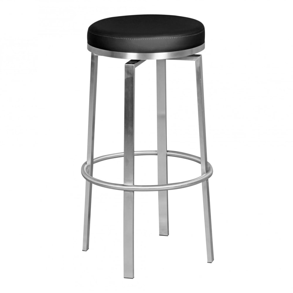 Tabouret de bar en similicuir, noir Tabouret de bar en similicuir, noir