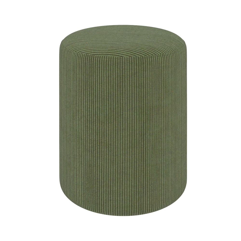 pouf rond en velours