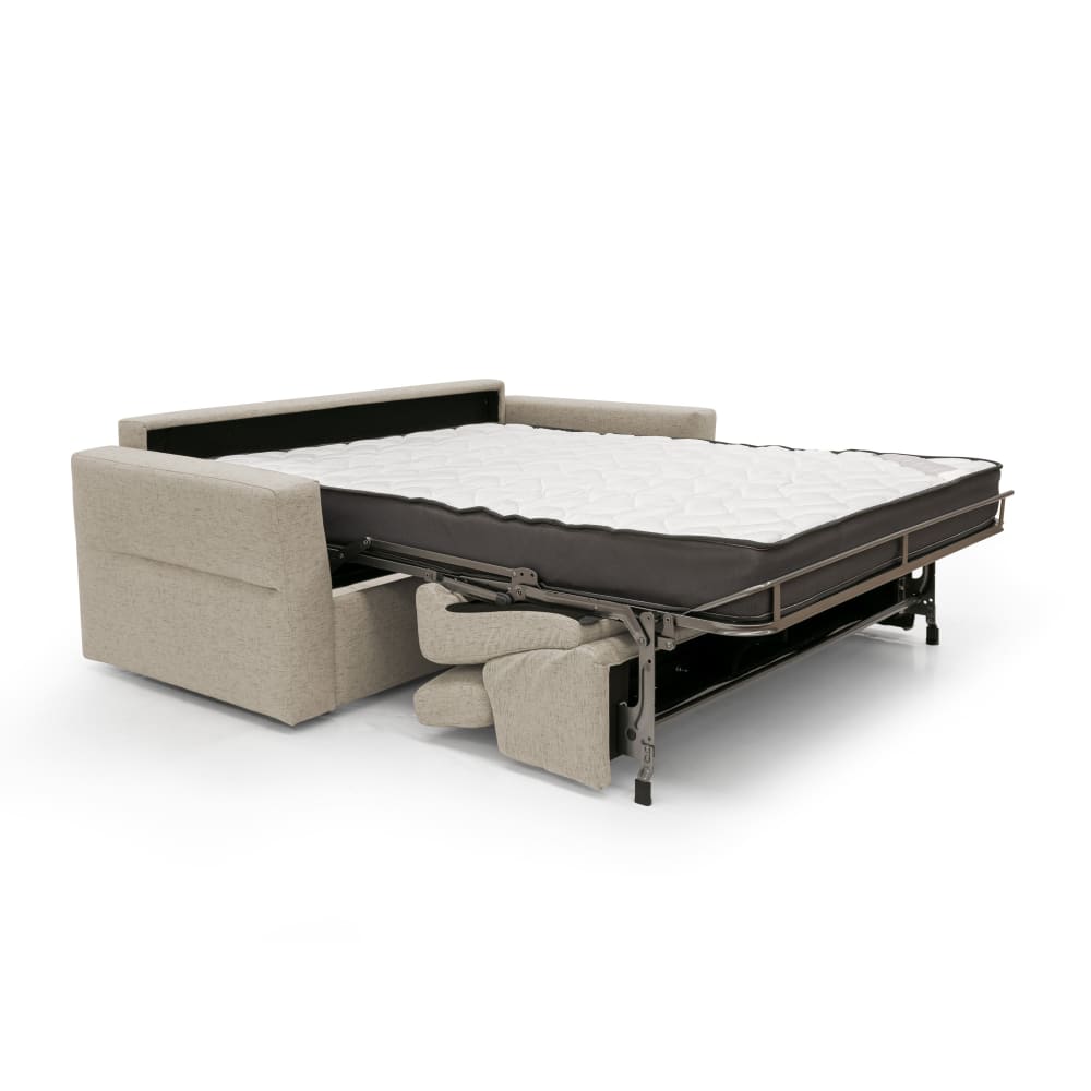 Canapé lit matelas h18 180 cm beige