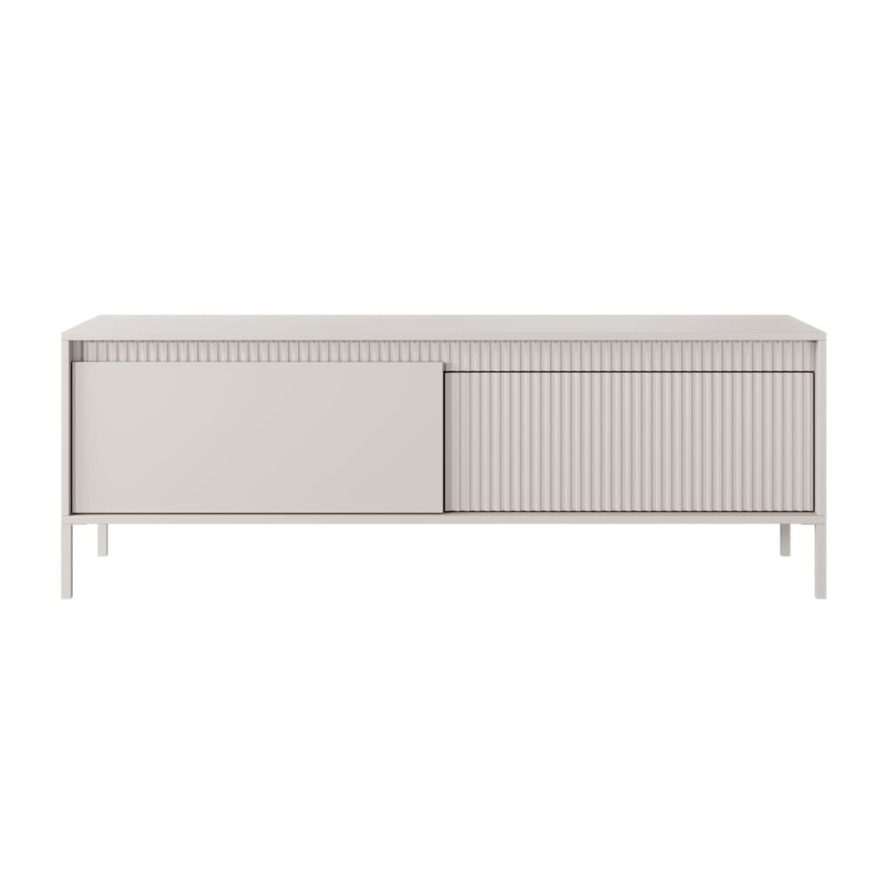 Meuble tv 2 portes beige 153 cm - Maisons du Monde