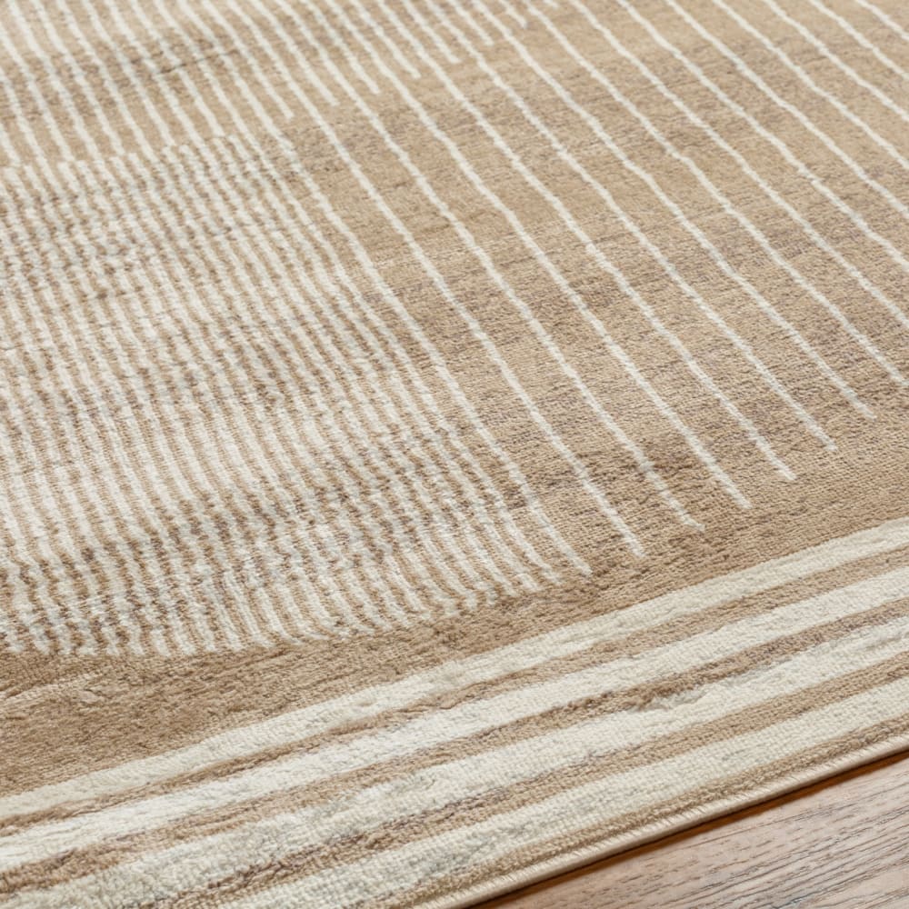 Tapis de couloir scandinave moderne brun/beige 80x220 — vue 4